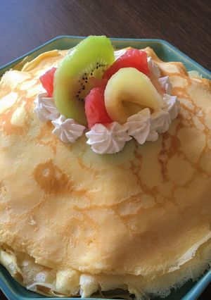 もちもち生地のフルーツミルクレープ-レシピのメイン写真