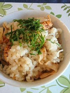 ベビーホタテときのこの生姜炊き込みご飯-レシピのメイン写真