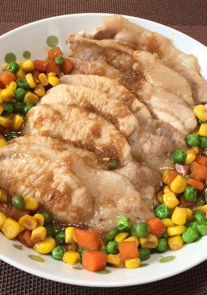 簡単!生姜焼きポーク!(^^)!-レシピのメイン写真