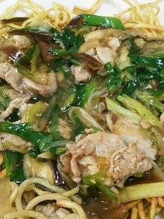 ずぼらあんかけかた焼きそば-レシピのメイン写真