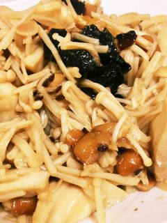 麺つゆで!きのこのピリ辛簡単炒め♪-レシピのメイン写真