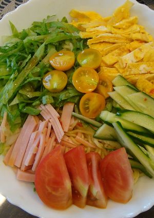 パクチーでタイ風冷やし中華-レシピのメイン写真