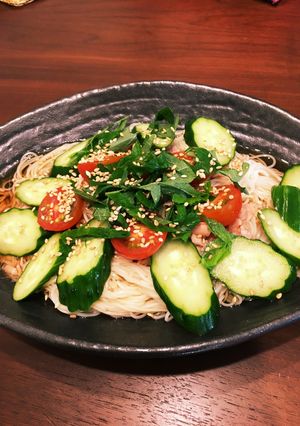 シーチキンと大葉のサラダそうめん-レシピのメイン写真