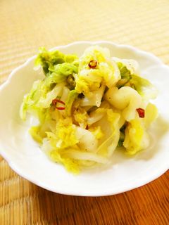 ☺簡単常備菜♪すぐできる白菜のお漬け物☺-レシピのメイン写真