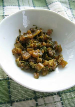 エコレシピ 大根の茎の佃煮-レシピのメイン写真