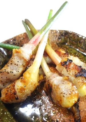 谷中の肉巻きモチ麦味噌-レシピのメイン写真