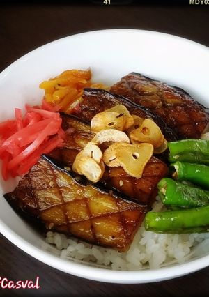 ★簡単節約★茄子一本スタミナ丼-レシピのメイン写真