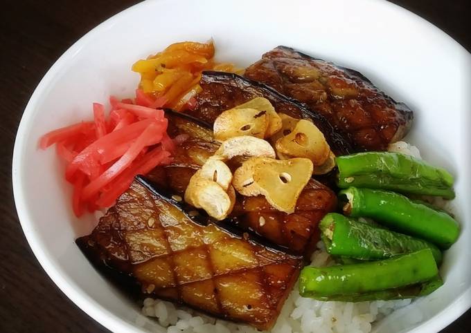 ☆簡単節約☆茄子一本スタミナ丼 by シャア専用料理長 【クックパッド】 簡単おいしいみんなのレシピが392万品