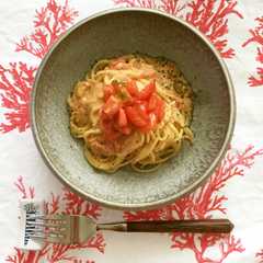 รูปของ コク旨レシピ♡豆乳トマトクリームパスタ