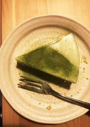 甘さ控えめ抹茶のチーズケーキ-レシピのメイン写真