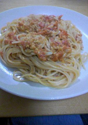 カニのトマトクリームパスタ-レシピのメイン写真