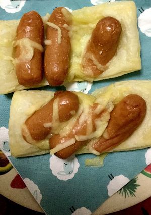 超簡単ウィンナーチーズパイ-レシピのメイン写真