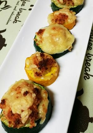 ズッキーニのクリームとチーズ焼き　-レシピのメイン写真