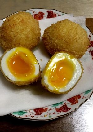 ゆで卵のフライ-レシピのメイン写真