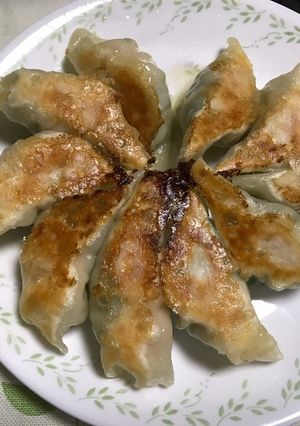 夏野菜たっぷり ぷりぷりエビ餃子-レシピのメイン写真