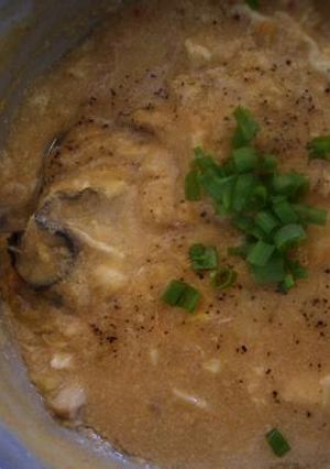 ポカポカ。。牡蠣の味噌ミルク煮♪-レシピのメイン写真
