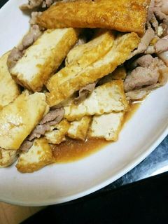 厚揚げと豚バラのおろしポン酢炒め-レシピのメイン写真