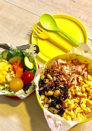 自分用☆乗っけて簡単弁当-レシピのメイン写真