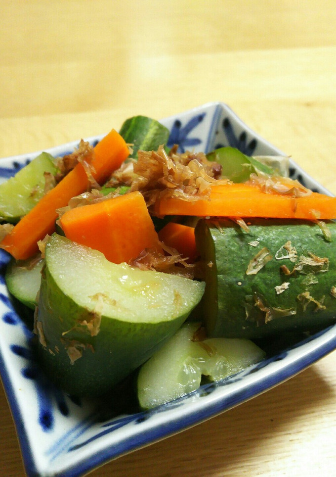 おばけきゅうりとにんじんで夏のさっと煮-レシピのメイン写真