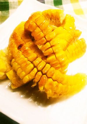 時短＆ちょっとアートな焼きとうもろこし♪-レシピのメイン写真