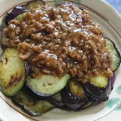 รูปของ 焼きなすのそぼろあんかけ