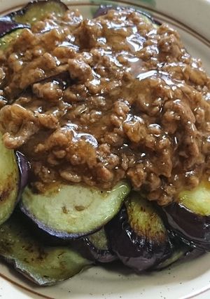 焼きなすのそぼろあんかけ-レシピのメイン写真