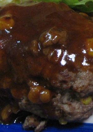 ハンバーグ寒天入り♪-レシピのメイン写真