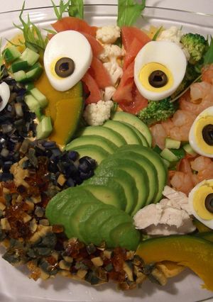 ドレッシングのキャンバスに・・・♪-レシピのメイン写真