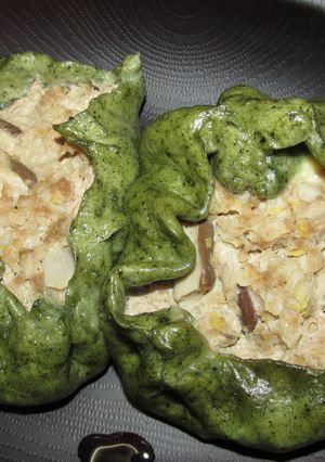 きれいな緑の☆よもぎ肉まん-レシピのメイン写真