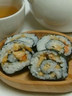 揚げ玉で♪天むす風海苔巻き-レシピのメイン写真