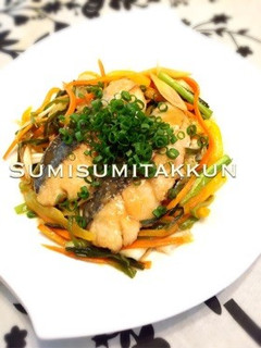 簡単♪サゴシ(さわら)の野菜餡掛け-レシピのメイン写真