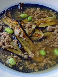 時短調理のスライス茄子のそぼろ餡掛け-レシピのメイン写真