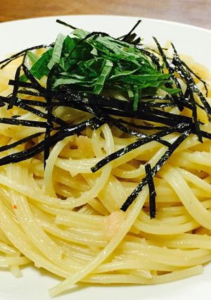 簡単!混ぜるだけ!明太子クリームパスタ-レシピのメイン写真