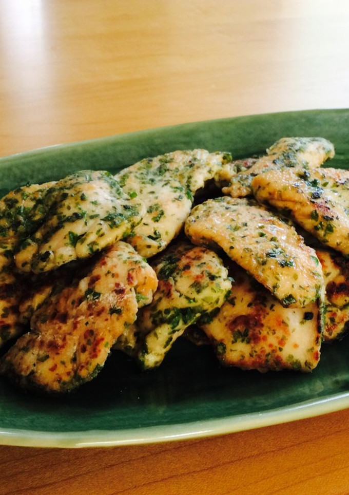 鶏むね肉のしっとり青のり焼き-レシピのメイン写真