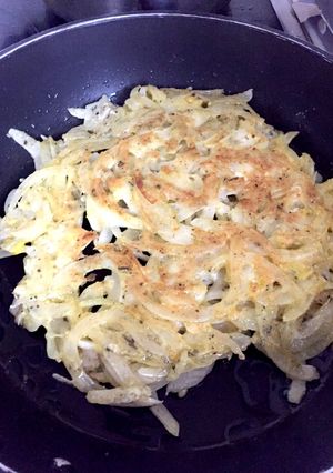 揚げ焼きで♡タマネギのかき揚げ-レシピのメイン写真