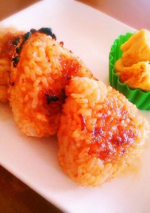 超簡単香ばしい焼きおにぎり！-レシピのメイン写真