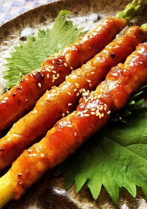 ＊アスパラ1本丸ごと肉巻き〜照り焼き味＊-レシピのメイン写真