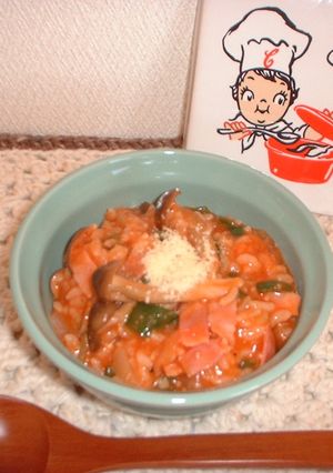 キャンベルトマトスープの玄米リゾット-レシピのメイン写真