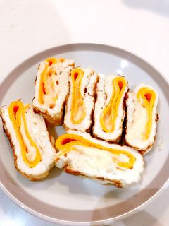 チーズin2色卵焼き!-レシピのメイン写真