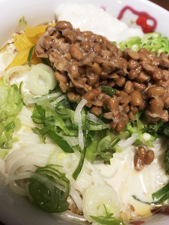 夏にピッタリ!冷やし豆乳ひやむぎ-レシピのメイン写真