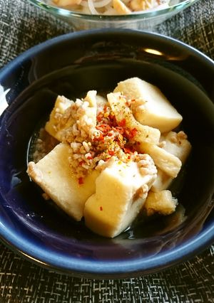 高野豆腐と豚ひきの煮物-レシピのメイン写真