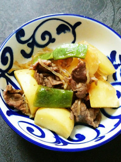 あまから肉じゃが(汁なし)-レシピのメイン写真