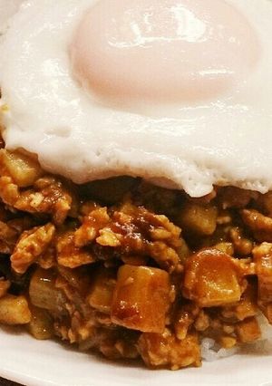 簡単&新食感！長芋のキーマカレー♡-レシピのメイン写真