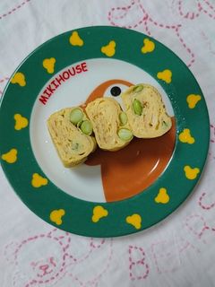 卵焼き。枝豆入り。-レシピのメイン写真