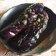 ドレッシングで!ナスのガーリックステーキ