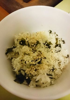 お鍋でわかめごはん♪-レシピのメイン写真