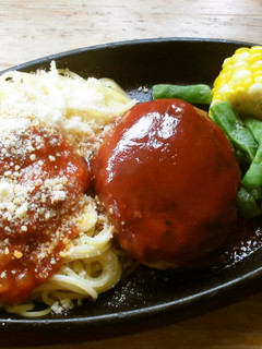 洋食屋さん風♡ハンバーグ&スパゲッティ!-レシピのメイン写真