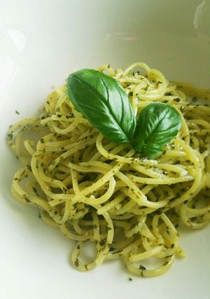 ミキサーいらず！簡単ジェノベーゼ風パスタ-レシピのメイン写真