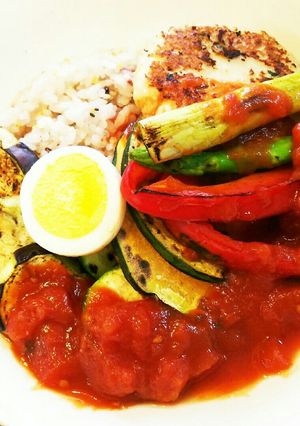 ベジトマ丼！ダイエットに！-レシピのメイン写真