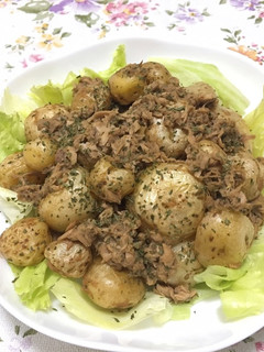 素揚げポテトとツナのレモン醤油-レシピのメイン写真